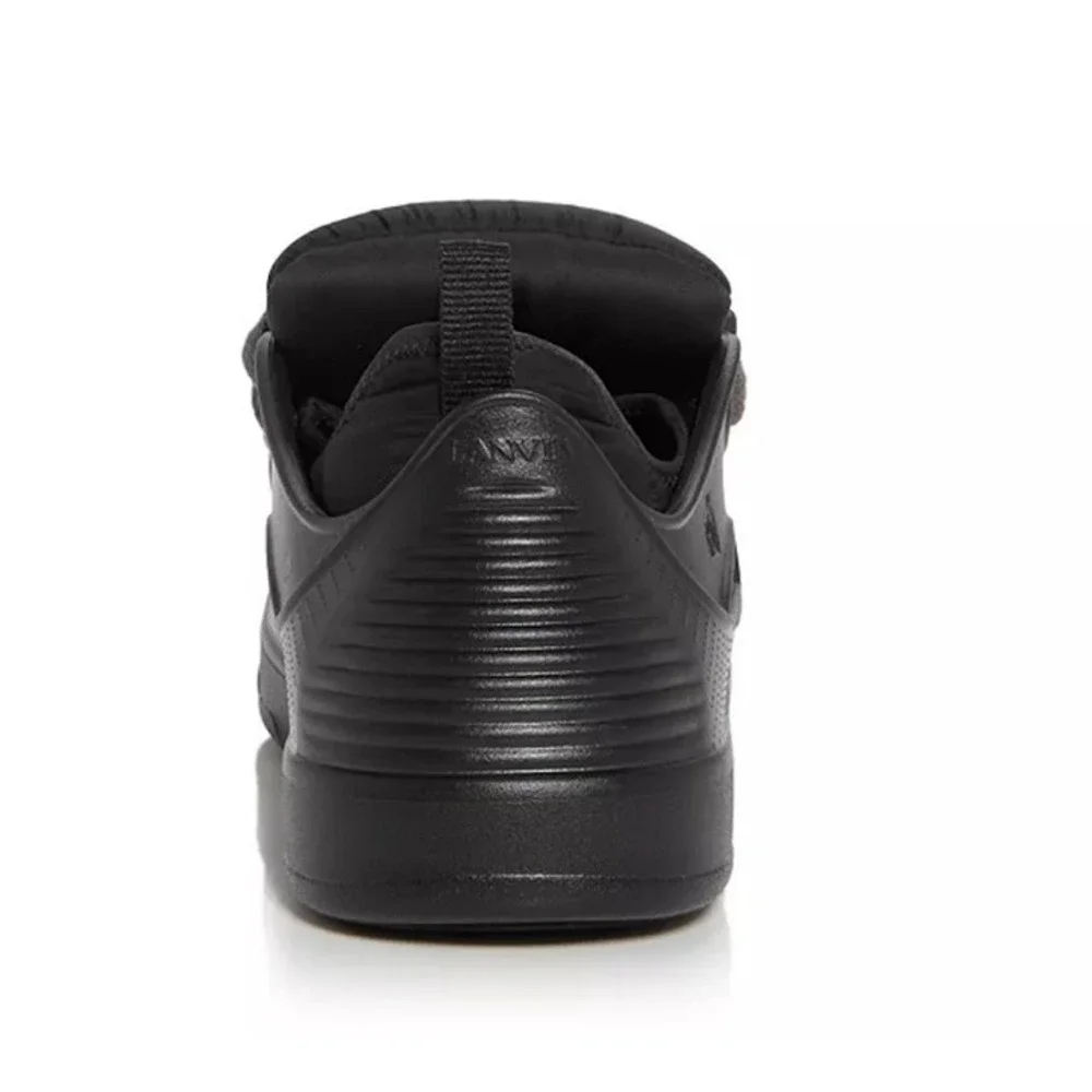 Lanvin Paris Men's Molded Rubber Curb Sneaker Shoe,‎ Anthracite, Size 42